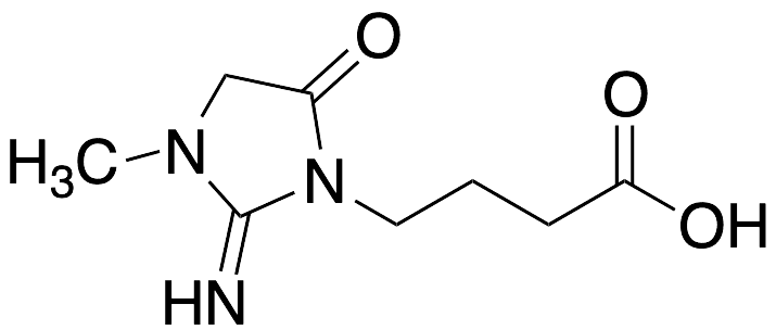 2-Imino-3-methyl-5-oxo-1-imidazolidinebutanoic Acid