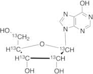 (-)-Inosine-1',2',3',4',5'-13C5