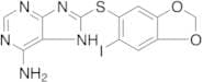 8-[(6-Iodo-1,3-benzodioxol-5-yl)thio]-9H-purin-6-amine