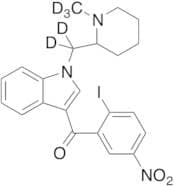 (2-Iodo-5-nitrophenyl)[1-[(1-methyl-2-piperidinyl)methyl]-1H-indol-3-yl]methanone-d5