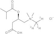 2-Methylpropionyl-L-carnitine-d3 Hydrochloride (N-methyl-d3)
