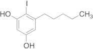 4-Iodo-5-pentylbenzene-1,3-diol
