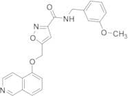 5-[(5-Isoquinolinyloxy)methyl]-N-[(3-methoxyphenyl)methyl]-3-isoxazolecarboxamide
