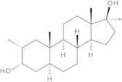 (2-α,3-α,5-α,17-β)-2,17-Dimethylandrostane-3,17-diol (1 mg/mL in Methanol)