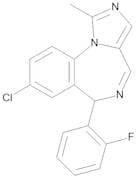8-Chloro-6-(2-fluorophenyl)-1-methyl-6H-Imidazo[1,5-a][1,4]benzodiazepine (1 mg/ml in Acetonitrile)