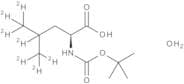 L-Leucine-d7-N-t-BOC H2O (iso-propyl-d7)