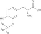 L-3-(4-Hydroxy-3-methoxy-d3-phenyl)alanine