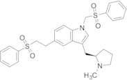 3-[[(2R)-1-Methyl-2-pyrrolidinyl]methyl]-1,5-bis[2-(phenylsulfonyl)ethyl]-1H-indole