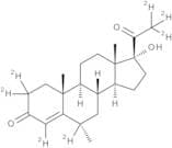 4-Pregnen-6α-methyl-17-ol-3,20-dione-2,2,4,6,21,21,21-d7