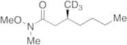 (2S)-N-Methoxy-N,2-dimethylhexanamide-d3