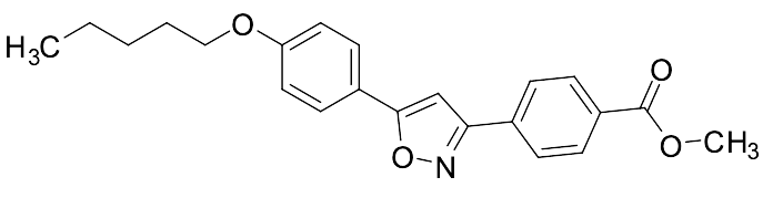 Methyl 4-(5-(4-(pentyloxy)phenyl)isoxazol-3-yl)benzoate