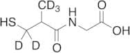 N-(3-Mercapto-2-methylpropanoyl)glycine-d5