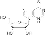 6-Mercaptopurine-9-b-D-ribofuranoside (~90%)