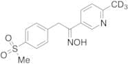 2-(4-methylsulfonyl)phenyl-1-(6-methylpyridin-3-yl)ethanone Oxime-d3