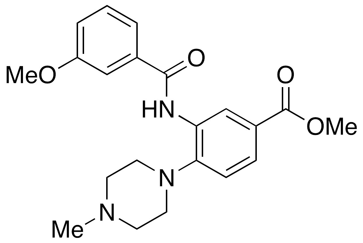 3-[(3-Methoxybenzoyl)amino]-4-(4-methyl-1-piperazinyl)benzoic Acid Methyl Ester