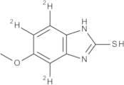 2-Mercapto-5-methoxybenzimidazole-4,6,7-d3