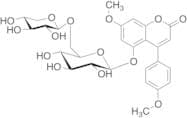 7-Methoxy-4-(4-methoxyphenyl)-5-[(6-O-β-D-xylopyranosyl-β-D-glucopyranosyl)oxy]-2H-1-benzopyran-2-…