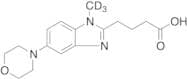 4-(1-Methyl-d3-5-morpholino-1H-benzo[d]imidazol-2-yl)butanoic Acid