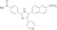 4-(6-Methoxy-2-naphthyl)-2-(4-methylsulfinylphenyl)-5-(4-pyridyl)-1H-imidazole