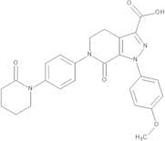 1-(4-Methoxyphenyl)-7-oxo-6-[4-(2-oxopiperidin-1-yl)phenyl]-4,5,6,7-tetrahydro-1H-pyrazolo[3,4-c]p…