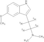 5-Methoxy-N,N-dimethyl-1H-indole-3-ethan-α,α,β,β-d4-amine