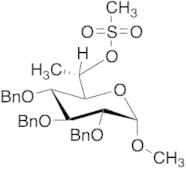 Methyl 7-Deoxy-2,3,4-tris-O-(phenylmethyl)-L-glycero-α-D-gluco-heptopyranoside Methanesulfonate