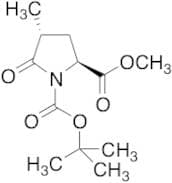Methyl (2S,4R)-1-(tert-butoxycarbonyl)-4-methylpyroglutamate