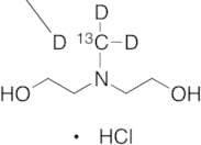 N-Methyldiethanolamine-13C,d3 Hydrochloride