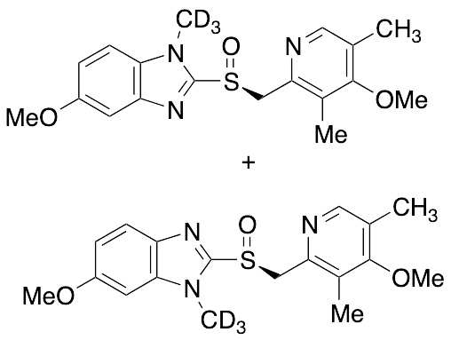 N-Methyl Esomeprazole-d3(Mixture of isomers with the methylated nitrogens of imidazole)
