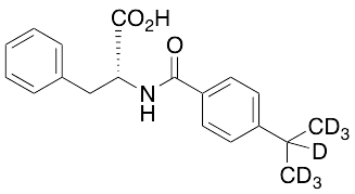 N--[4-(1-Methylethyl)benzoyl]-D-phenylalanine-d7