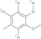 2-Methoxy-4-methylphenol-3,5,6-d3,OD