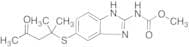 Methyl (5-((2-methyl-4-oxopentan-2-yl)thio)-1H-benzo[d]imidazol-2-yl)carbamate