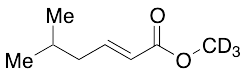 5-Methyl-2-hex-2-enoic Acid Methyl Ester-d3