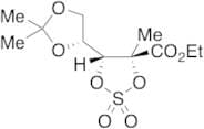 2-C-Methyl-4,5-O-(1-methylethylidene)-D-arabinonic Acid Ethyl Ester Cyclic Sulfate