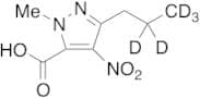 1-(Methyl)-4-nitro-3-(2,2,3,3,3-D5-propyl)-1H-pyrazole-5-carboxylic Acid