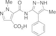 1-Methyl-5-[[(5-methyl-4-phenyl-1H-pyrazol-3-yl)amino]carbonyl]-1H-pyrazole-4-carboxylic Acid