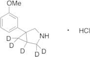 1-(3-Methoxyphenyl)-3-azabicyclo[3.1.0]hexane Hydrochloride-d5