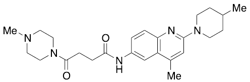 4-Methyl-N-[4-methyl-2-(4-methyl-1-piperidinyl)-6-quinolinyl]-γ-oxo-1-piperazinebutanamide