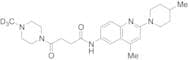 4-Methyl-N-[4-methyl-2-(4-methyl-1-piperidinyl)-6-quinolinyl]-γ-oxo-1-piperazinebutanamide-d3