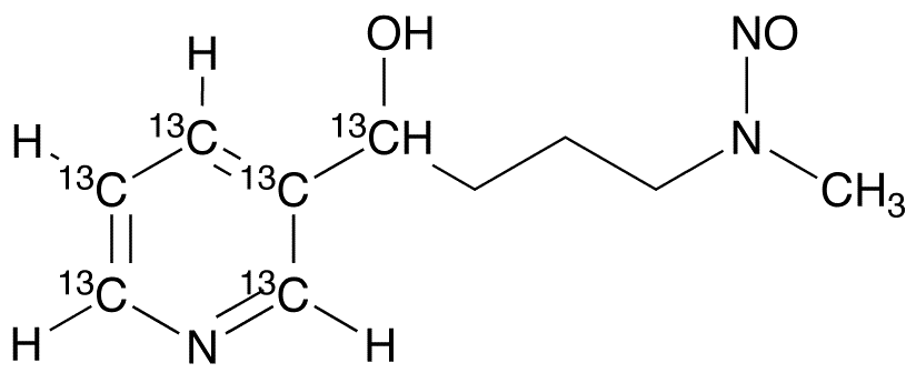 4-(Methylnitrosamino)-1-(3-pyridyl)-1-butanol-1,2',3',4',5',6'-13C6