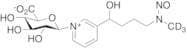 4-(Methylnitrosamino-d3)-1-(3-pyridyl)-1-butanol N-β-D-Glucuronide (>80%)