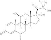 1,4-Pregnadien-6α-methyl-11β,17α,21-triol-3,20-dione-21,21-d2