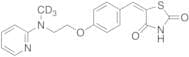 5-[4-[2-((Methyl-d3)pyridin-2-ylamino)ethoxy]benzylidene]thiazolidine-2,4-dione