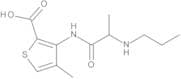 4-Methyl-3-[[1-oxo-2-(propylamino)propyl]amino]-2-thiophenecarboxylic Acid