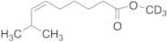 (6Z)-8-Methyl-6-nonenoic Acid Methyl Ester-d3