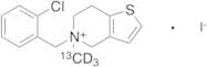 N-Methyl Ticlopidine-13C,D3 Iodide