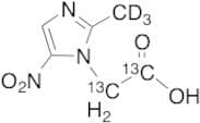 2-Methyl-5-nitroimidazole-1-acetic Acid-13C2, d3