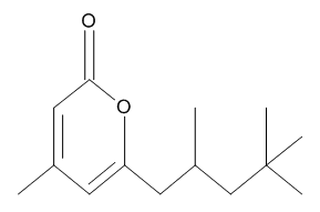 4-Methyl-6-(2,4,4-trimethylpentyl)-2H-pyran-2-one