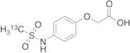 2-(4-(Methylsulfonamido)phenoxy)acetic Acid-13C