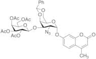 4-Methylumbelliferyl 2-Azido-2-deoxy-3-O-(tetra-O-acetyl-β-D-galactopyranosyl)-4,6-O-phenylmethyle…